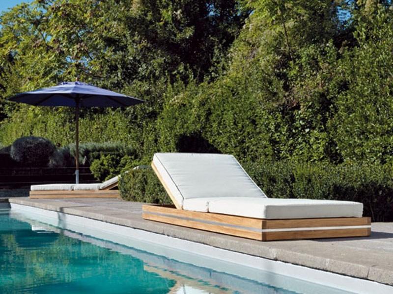 Ethimo Садовый лежак на колесиках Essenza Ezle0100 - Вид №2