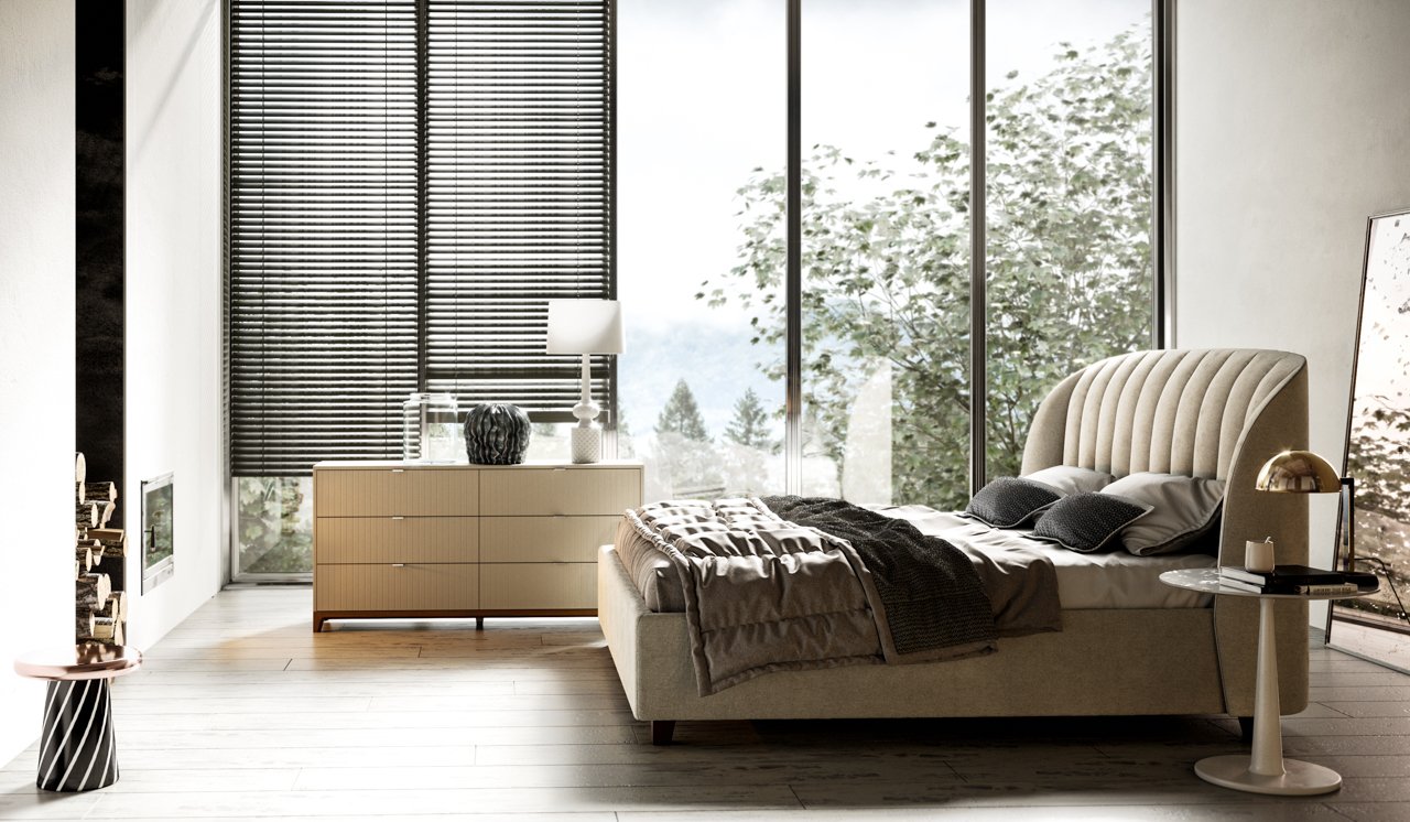 Кровать большая 200х200 TULIP зеленая THE IDEA ДИЗАЙНЕРСКИЕ 210659 Зеленый  - Вид №4