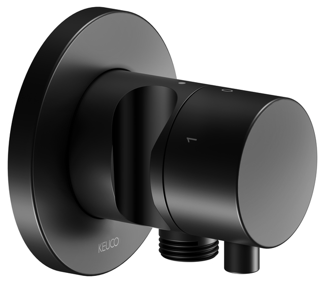 59549031201 Встраиваемый запорный вентиль с переключателем на 3 потребителя, выводом для шланга и держателем лейки DN 15 KEUCO IXMO - Вид №7