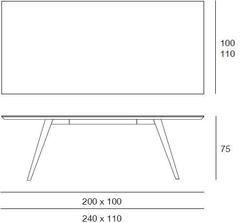 Pacini & Cappellini Прямоугольный стол  5408  - Вид №1