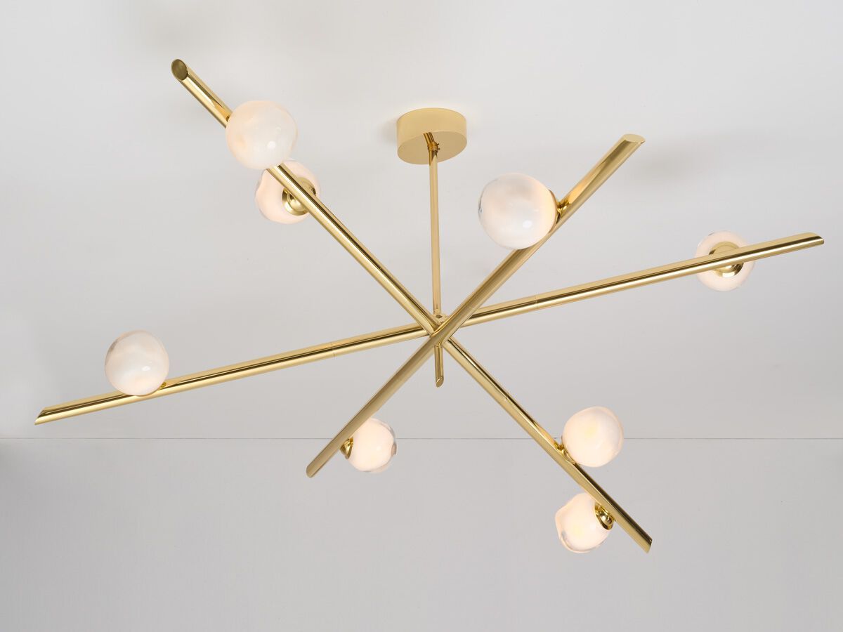 Потолочный светильник из металла и выдувного стекла GASPARE ASARO Antares ARCH-00059874