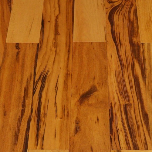 Массивная доска Magestik floor Под лаком (экзотика) Тигровое дерево (Гладкая) 300-1820х124 мм MGK Magestic floor 2600300170 - Вид №5