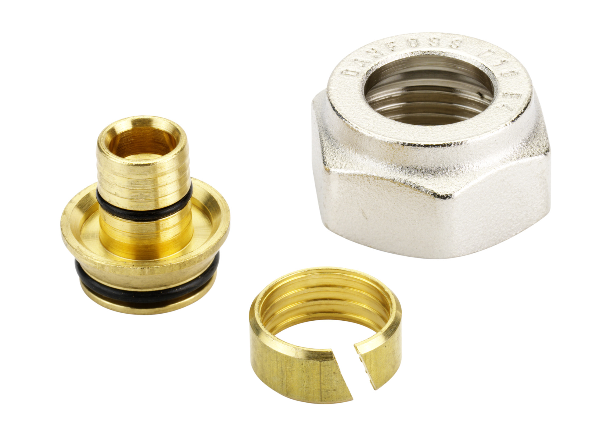 Danfoss Фитинги для полимерных труб (PEX) Уплотн. фитинги PEX 15х2.5 G1/2''нар 013G4147  - Вид №22