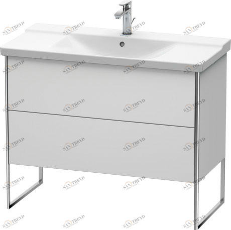 XS446203636 XSquare Тумбочка напольная Белый шелковисто-матовый лак Duravit