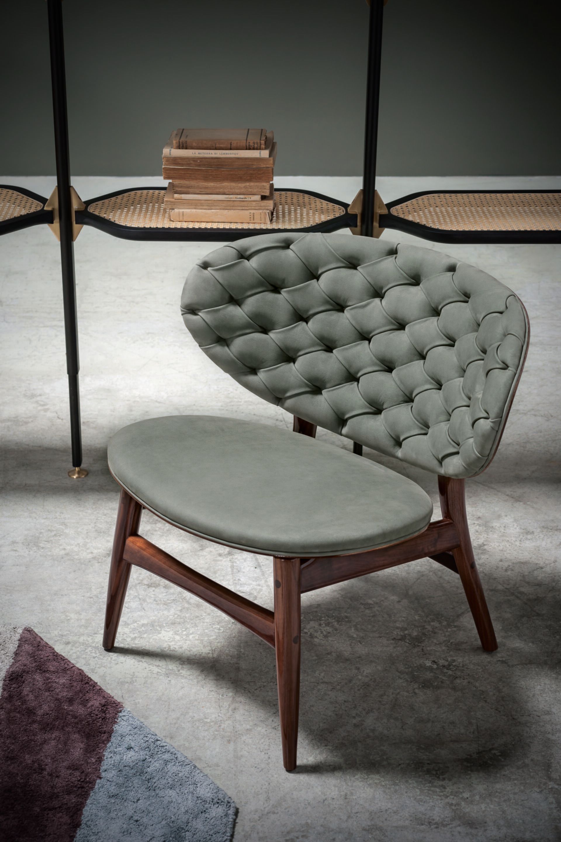 Кожаное кресло capitonné Baxter Dalma ARCH-00112212 - Вид №3