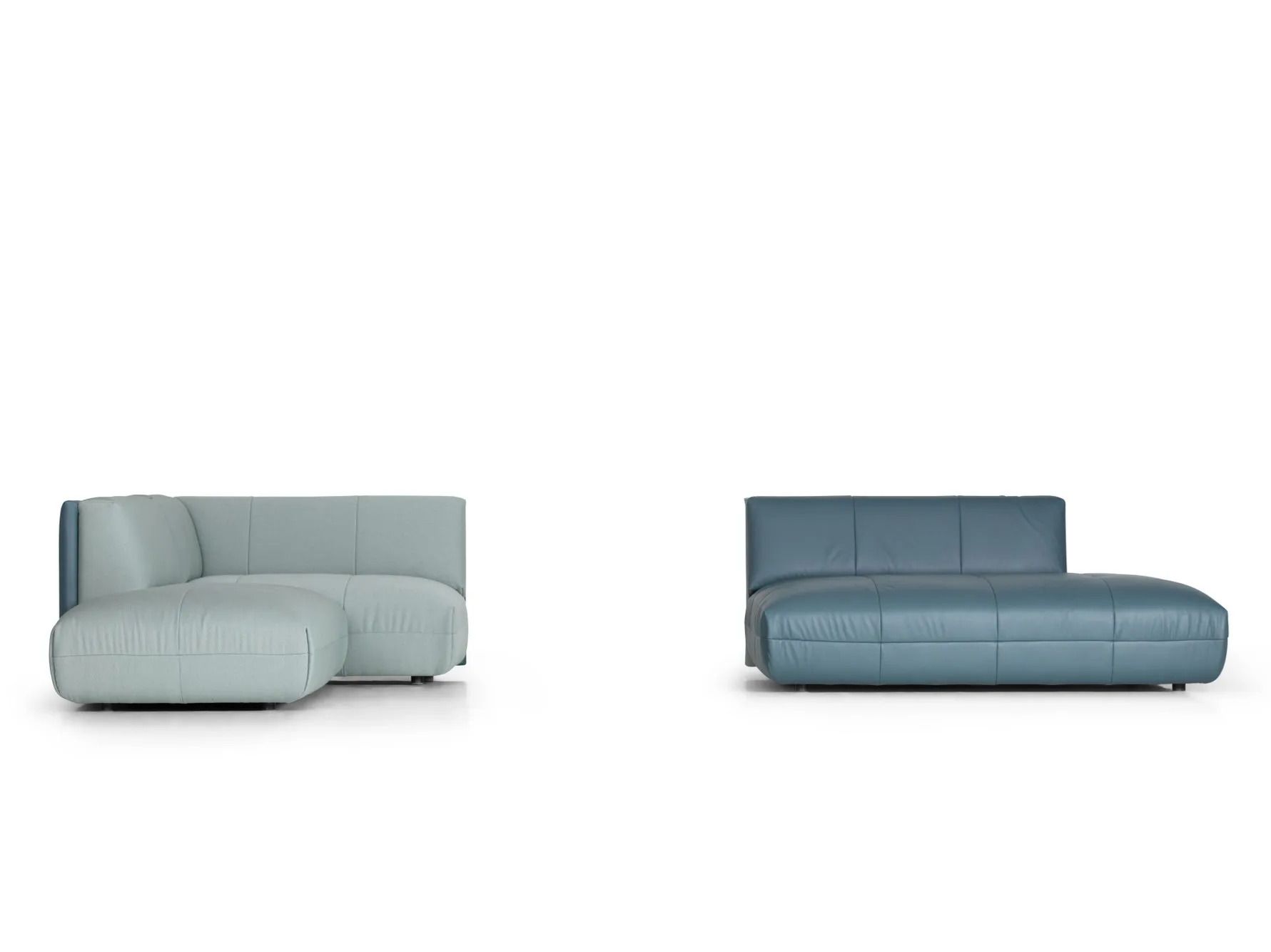 Секционный диван из кожи и ткани de Sede DS-1030 FLATTER ARCH-00104468 - Вид №18