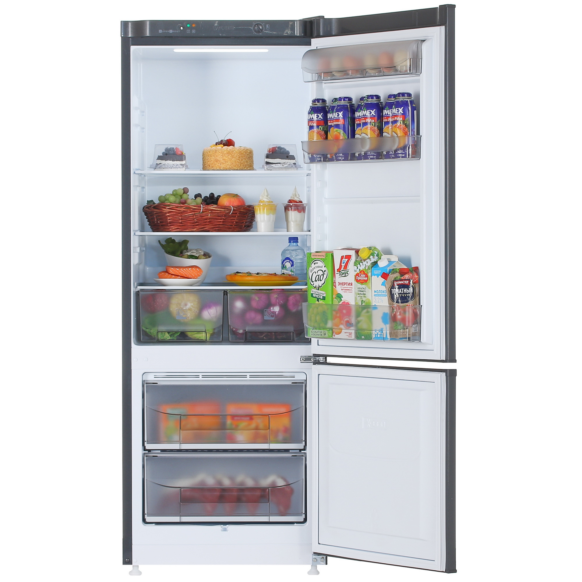 1098685 Холодильник с морозильником   Pozis RK-102 серый STDN-0000634 - Вид №5