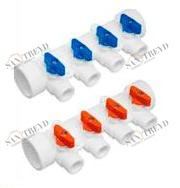 Коллектор 40х20х4 вых. красн. TR-ТВ (015091205) PROAQUA 271216