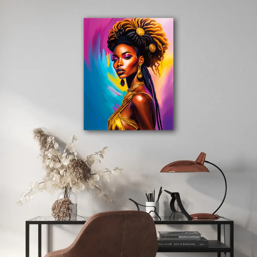 Картина на стекле Postermarket Красочная леди 40x50 см 87890643 STLM-2130178  - Вид №2