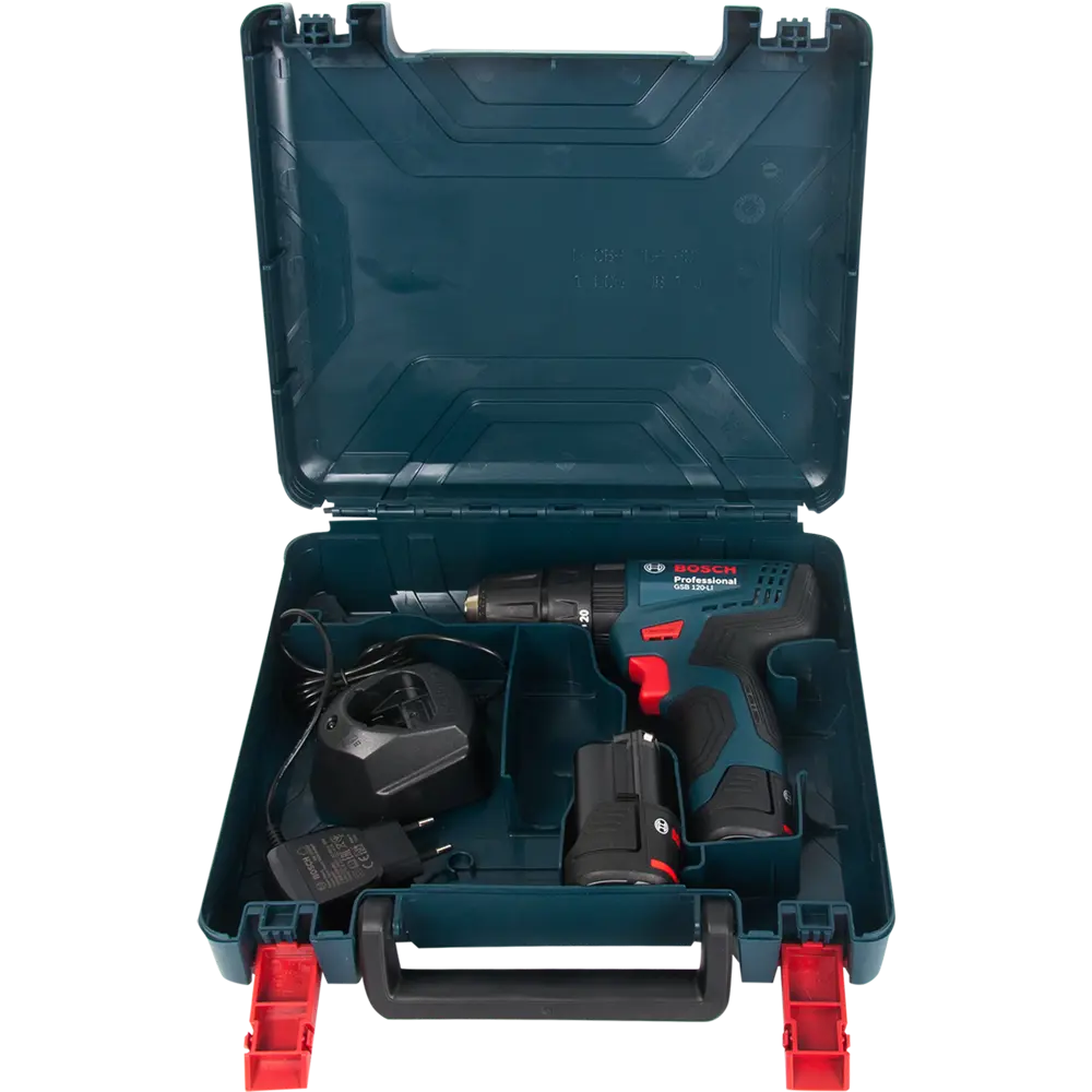 Дрель-шуруповерт аккумуляторная ударная Bosch Professional GSB 120 06019G8100, 12 В Li-ion 2x2 Ач 82449657 STLM-2087275  - Вид №6