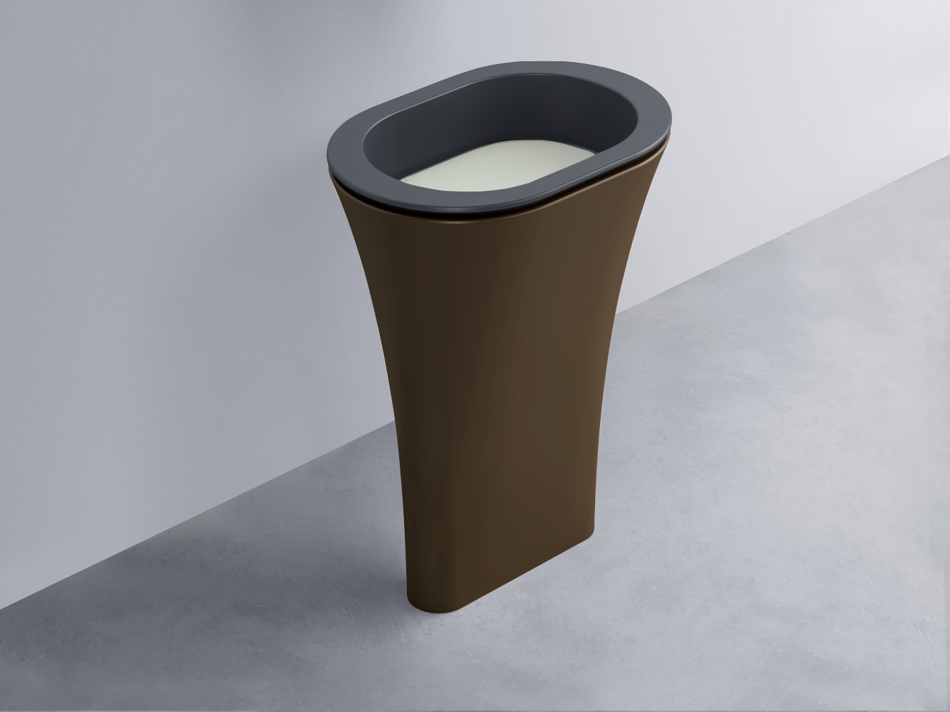 AMLA65-BA+AMPILO-PM+AMCOLO-CA Раковина Amedeo Ovale отдельностоящая cielo Enjoy + Amedeo Ceramica Cielo