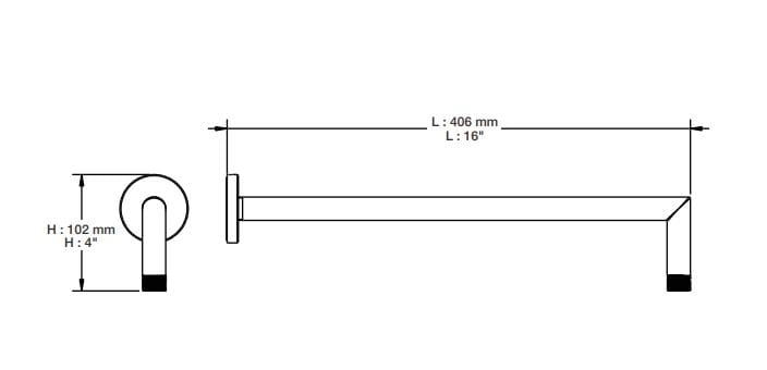 Встраиваемый термостатический набор для ванны с ручным душем BARIL Zip B66 ARCH-00126187 - Вид №3