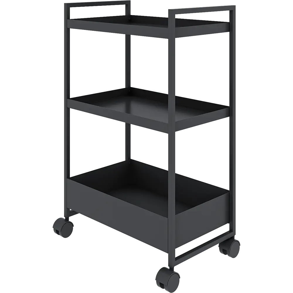 Напольный шкаф KONSENSA для кухни 50x79x30 см черный металл 89422303 STLM-1564504