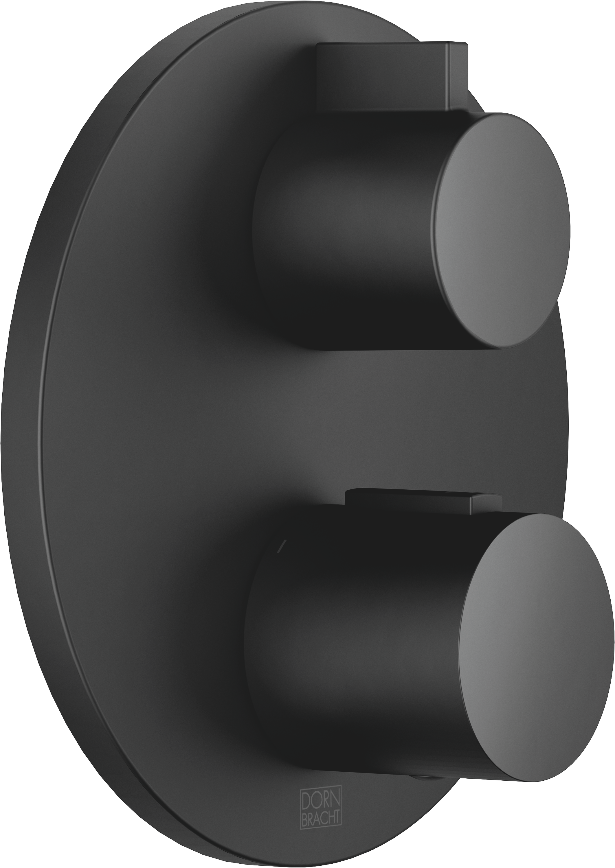 Скрытый термостат с одной функцией регулировки громкости - матовый черный