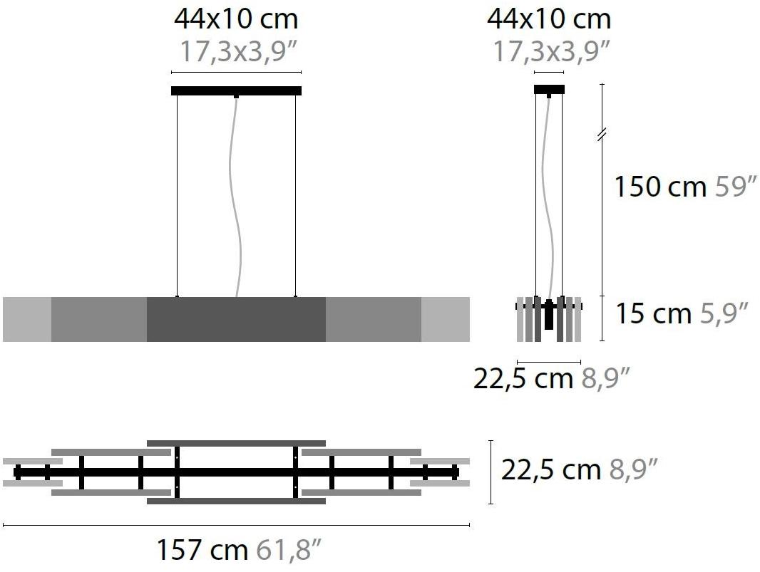 ILFARI Подвесной светильник с прямым светом в стекле Nightlife sun-id-1511139 - Вид №1