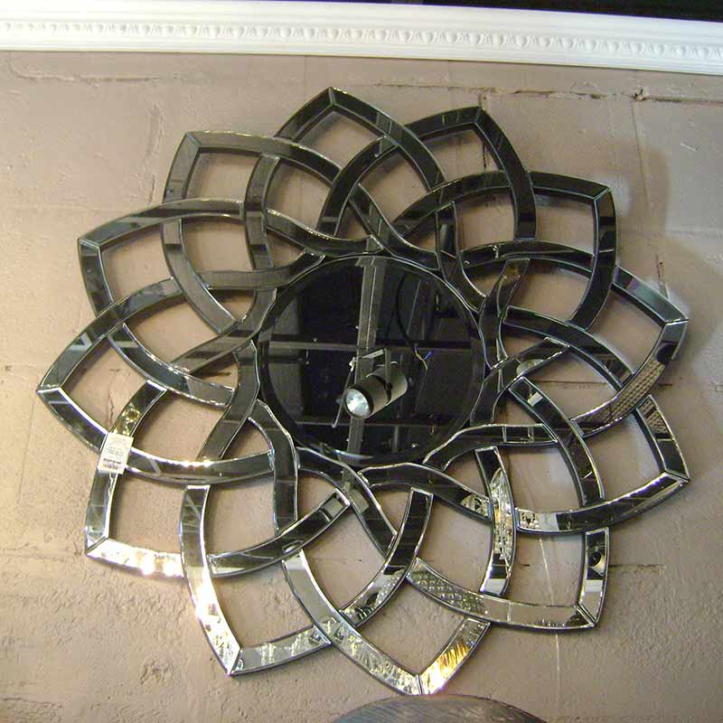 Зеркало-солнце с фацетом 104 см серебряное Mirror Clear DELIGHT COLLECTION ДИЗАЙНЕРСКИЕ 00-3882989 Серебро  - Вид №1