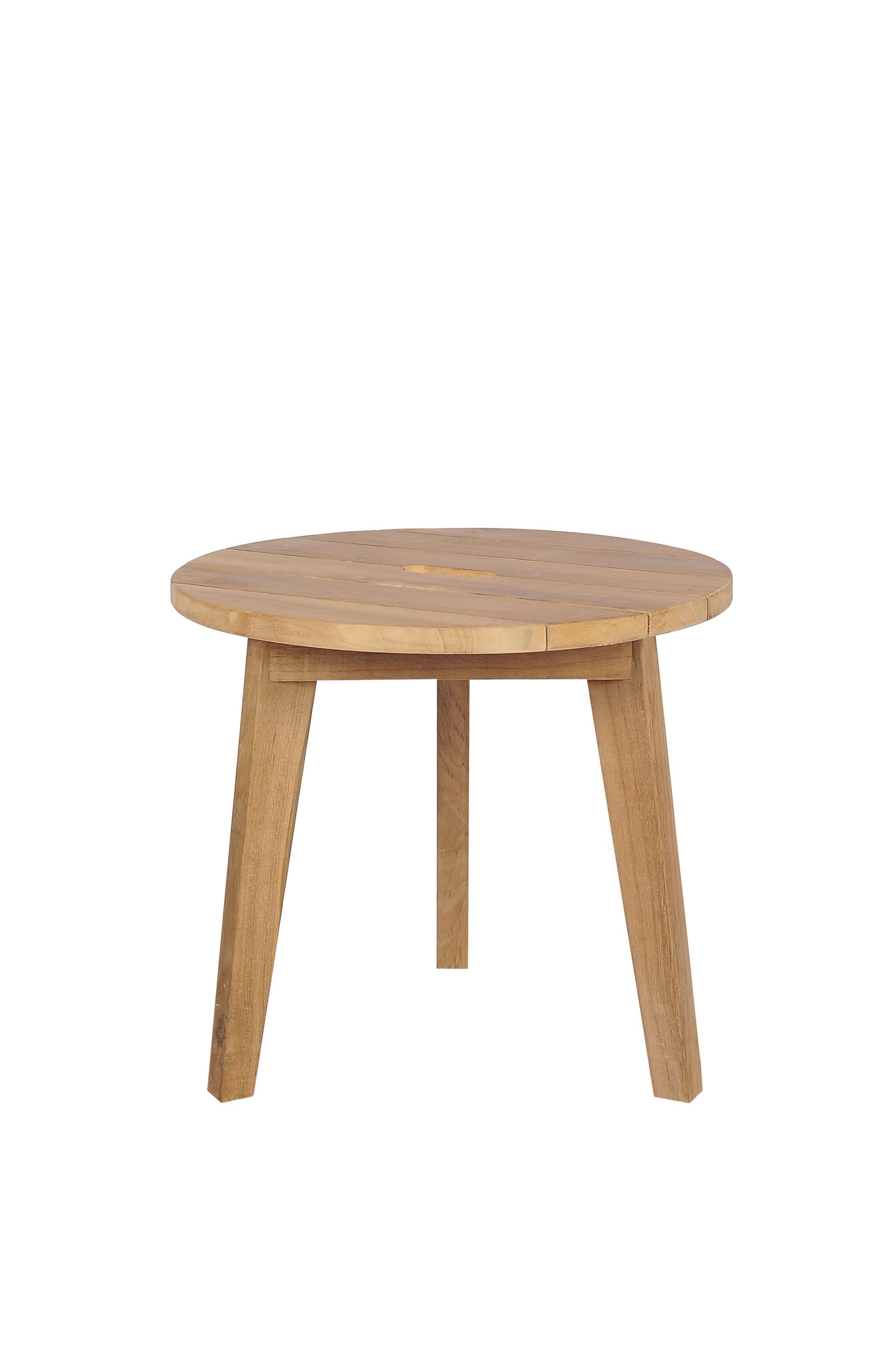 Круглый низкий стол из тикового дерева cbdesign Cosito ARCH-00125050 - Вид №13