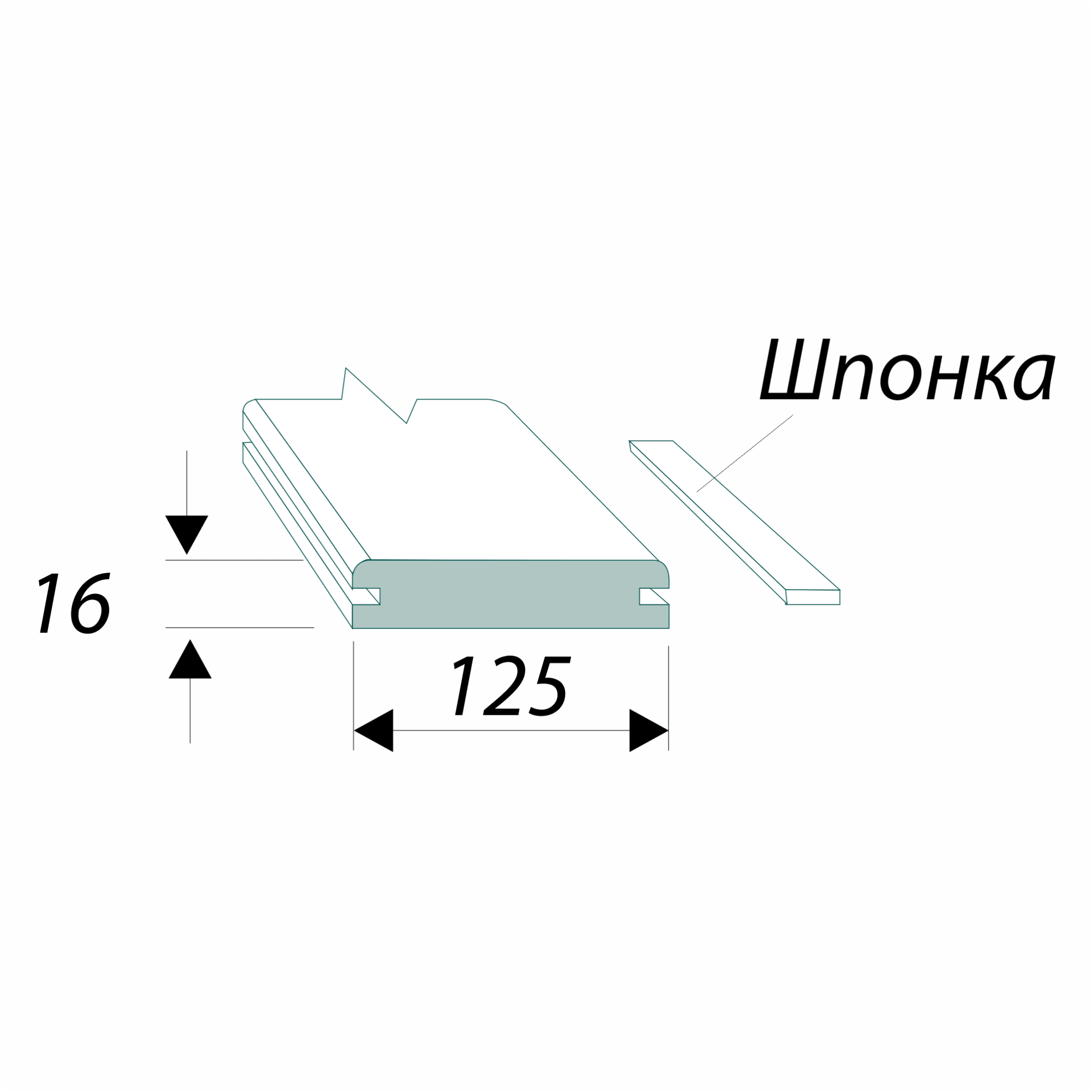 15171267 Добор телескопический Катрин 2060х125х16 мм CPL цвет акация (комплект 3 шт.) Santreyd  - Вид №1