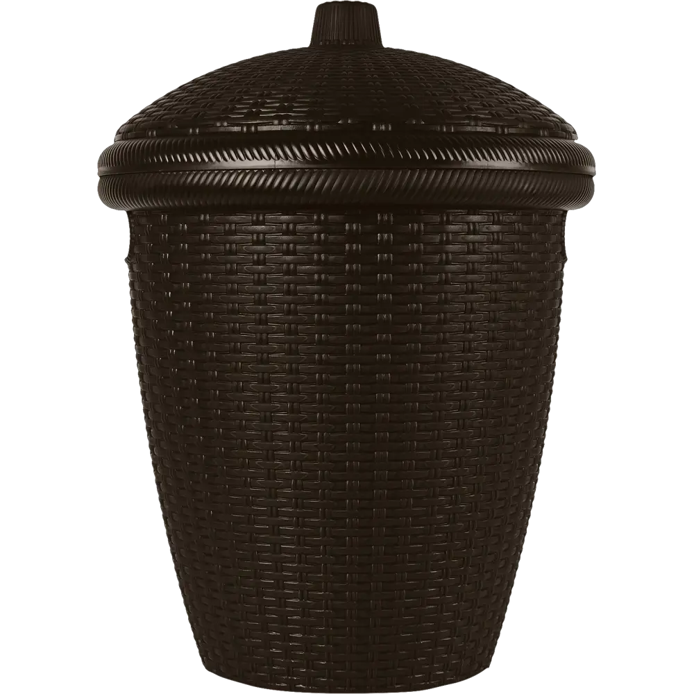 Корзина для белья Keeplex Rattan цвет темный каштан 86851583 STLM-2170022 - Вид №1