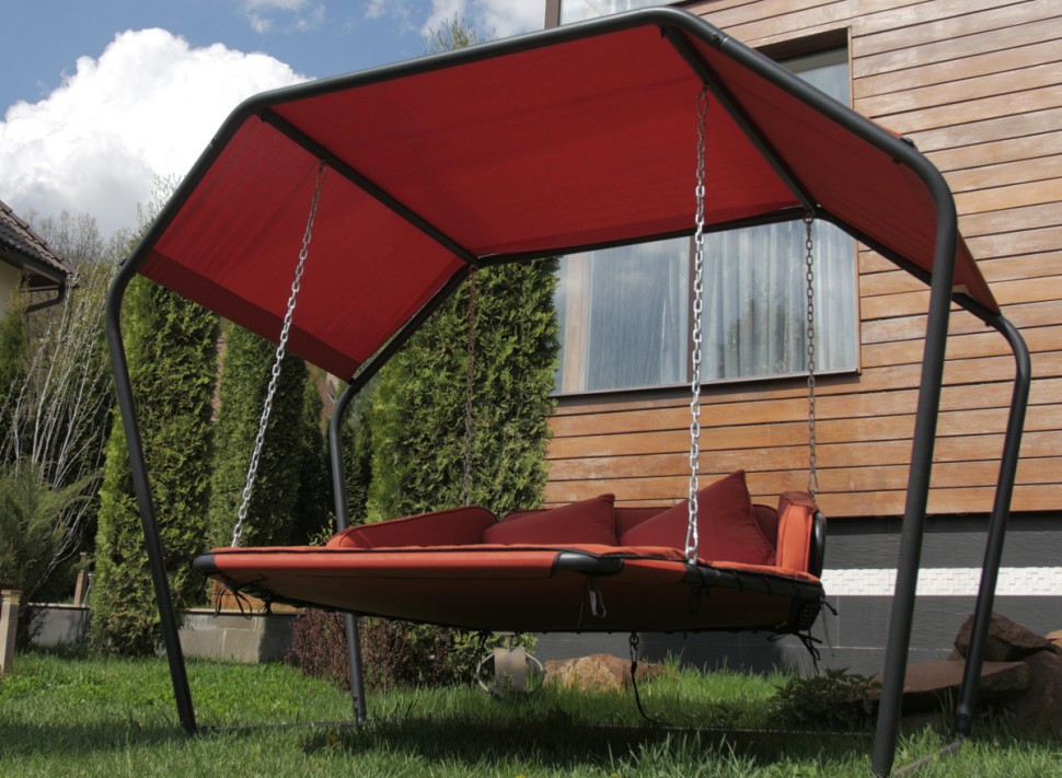 Подвесные Качели садовые гамак "Даймонд" BESTA FIESTA  132506 Оранжевый  - Вид №2