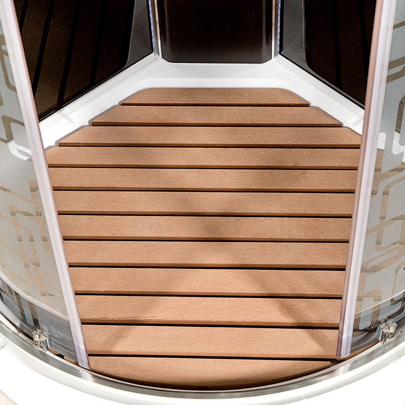 V8015 Душевая кабина DETO Серия V BМ1590 LED с гм. BLACK - Вид №21