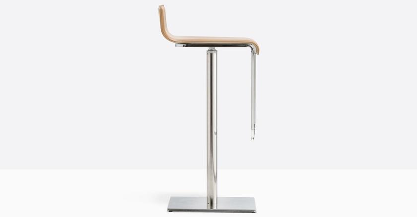 Pedrali Высокий стул с обивкой Kuadra sun-id-1466795 - Вид №1