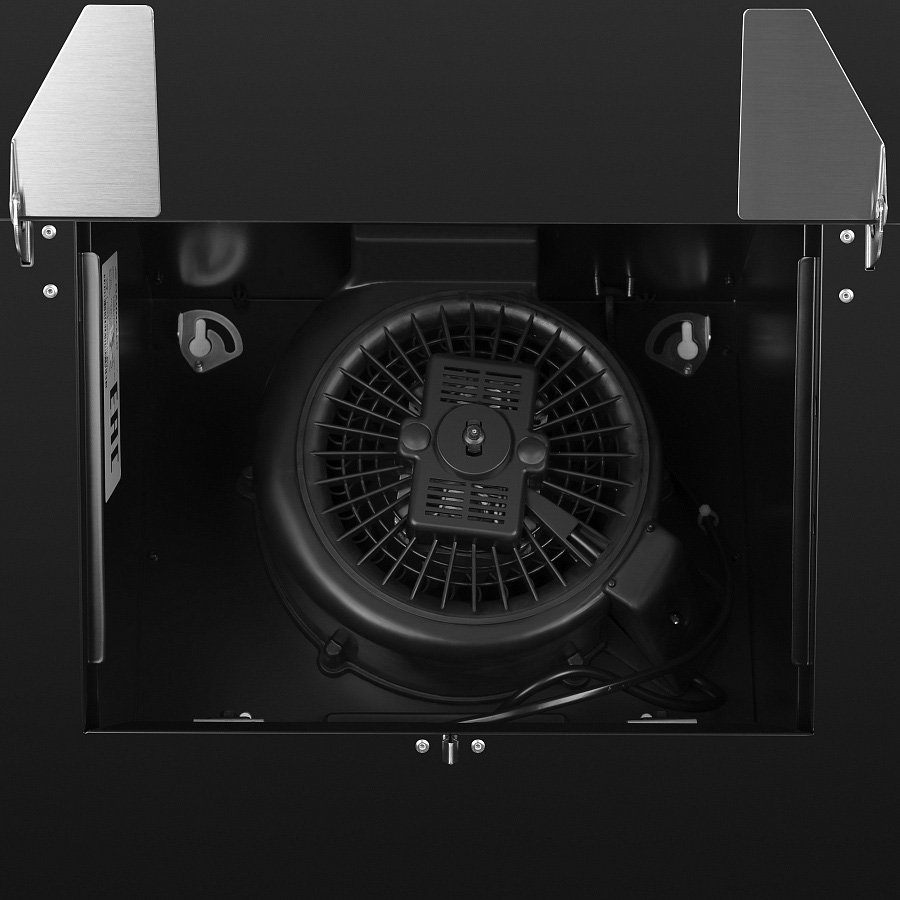 TOWER Light 60 Black Glass Black Вытяжка tower light 60 чёрный/чёрное стекло/ • тип: настенная• цвет: черный• управление: кнопочное• ширина, мм: 600• полная потребляемая мощность, вт: 150• количество скоростей: 3• максимальная производительность, м3/ч: 47 Santreyd  - Вид №11