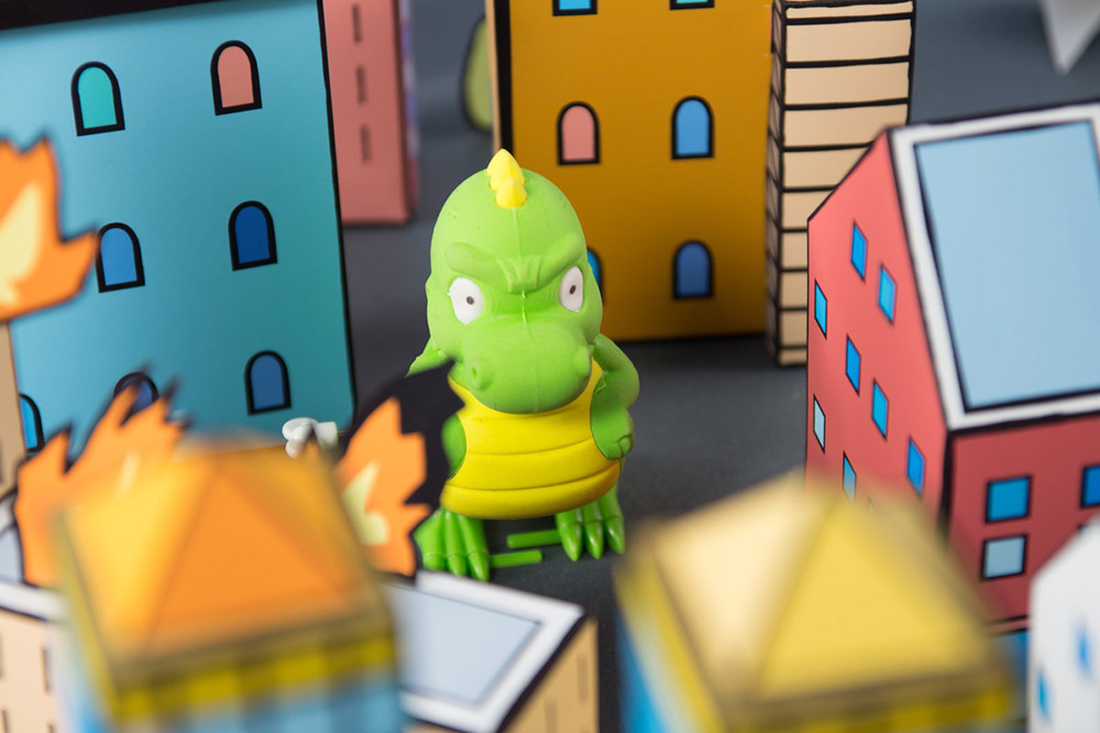 Ластик динозавр резиновый SUCK UK SKERASEWUDIN1 - Вид №3