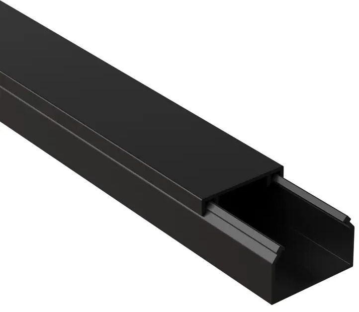 Миниканал Экопласт для электропроводки 25x16 мм черный 88040774