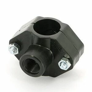 Врезка монтажная 32 x 3/4" ВР, 2 болта, для труб ПНД UNIDELTA