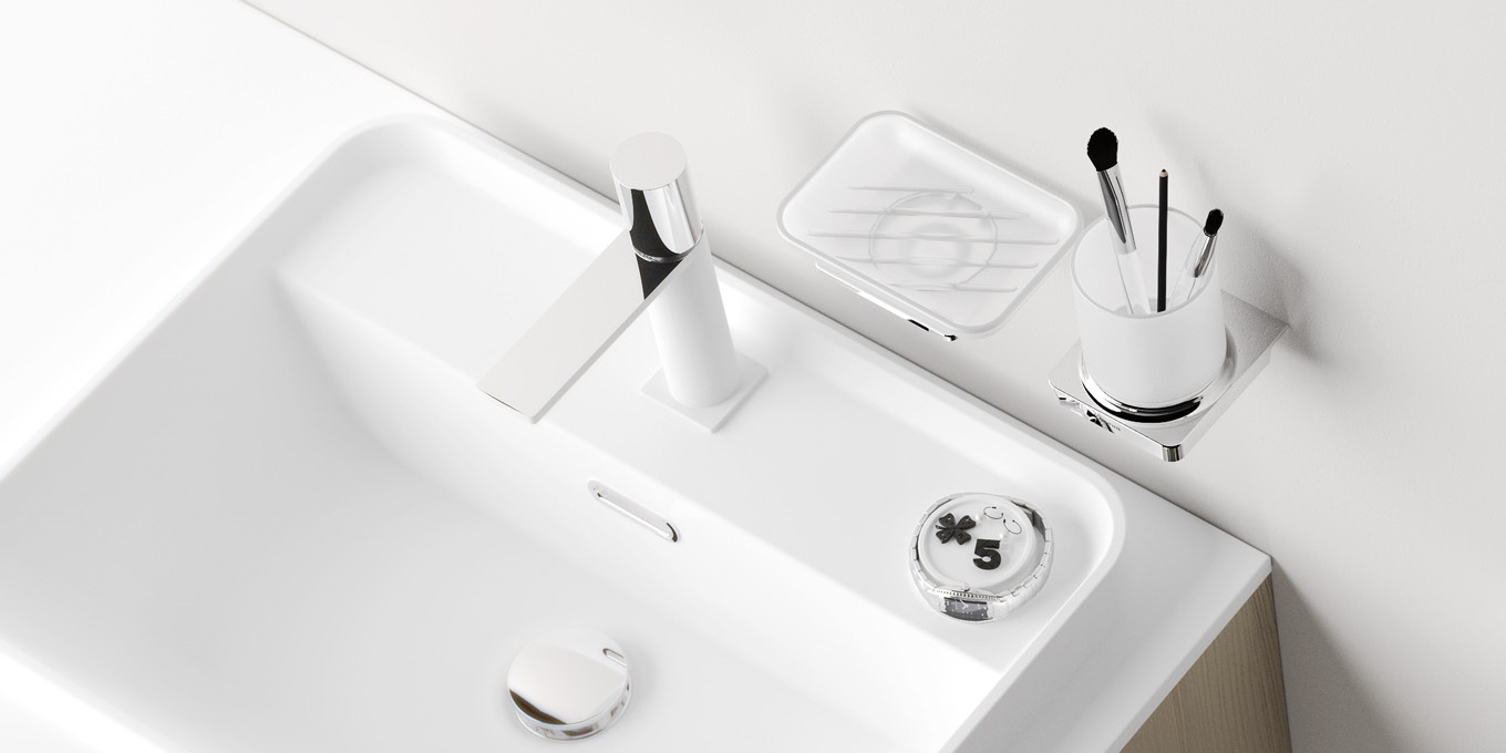 Sonia Мыльница настенная S6-Zen Хром 161003 - Вид №1