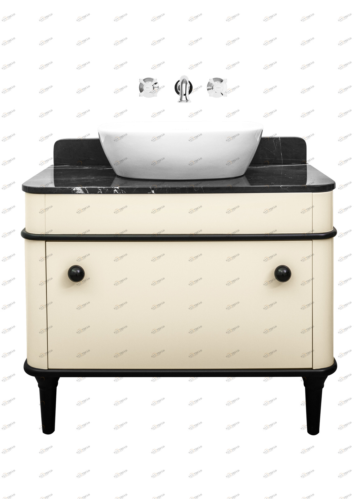 Gentry Home Душа с керамической консолью   GH103263 