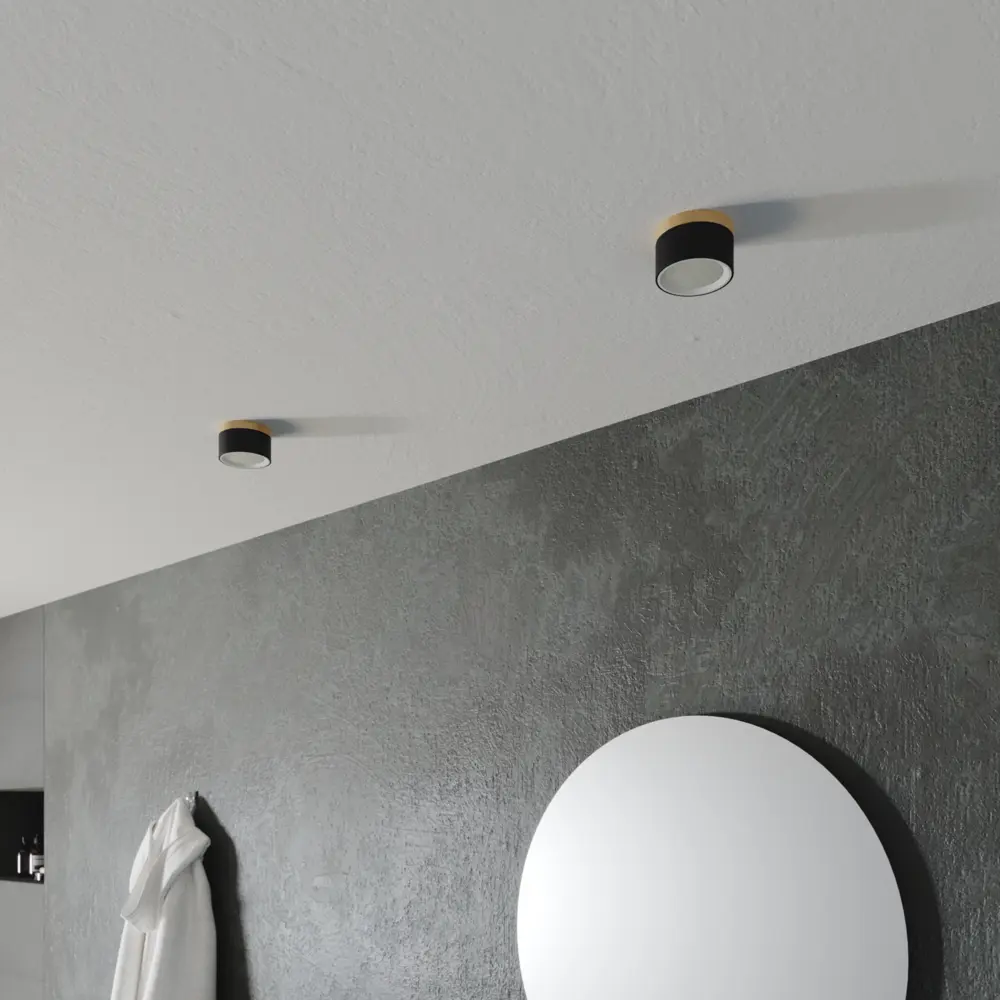 Спот светодиодный накладной влагозащищенный Inspire Tori 3 м² регулируемый белый свет цвет черное дерево 85323798 STLM-2045020  - Вид №9