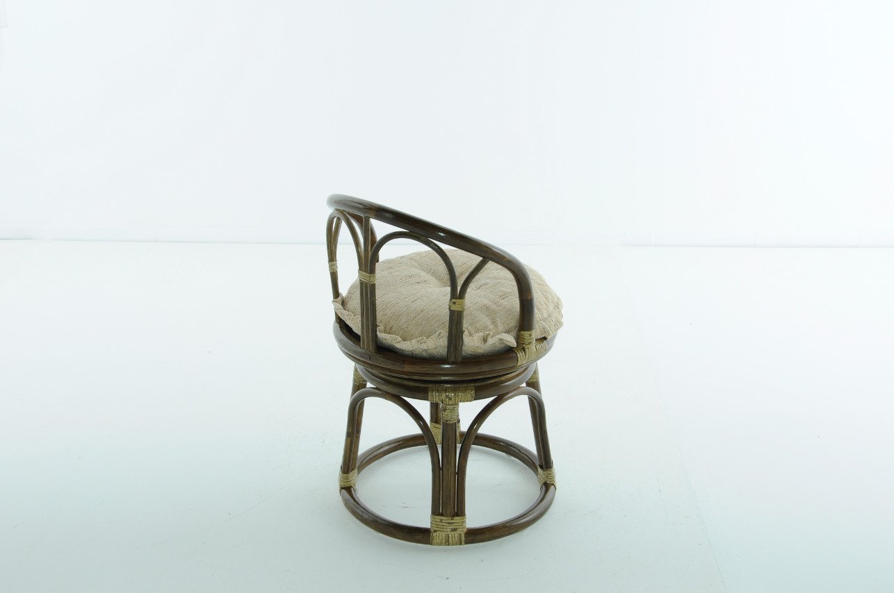 Табурет со спинкой 66х43 см олива Calamus Rotan VINOTTI  00-3885358 Зеленый  - Вид №1