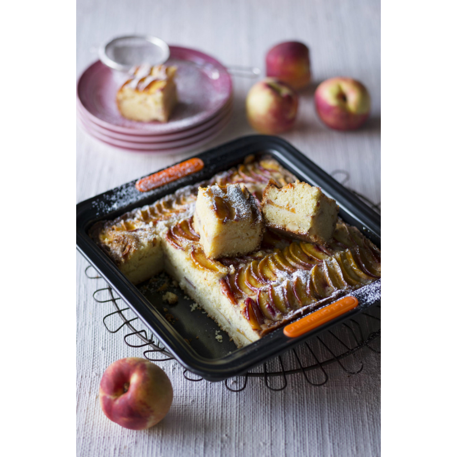 Форма квадратная Le Creuset, углеродистая сталь, антипригарное покрытие,черная 94100929000000 - Вид №2