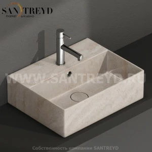 IN046SB Подвесная раковина настенная прямоугольная Ceramica Globo T-EDGE