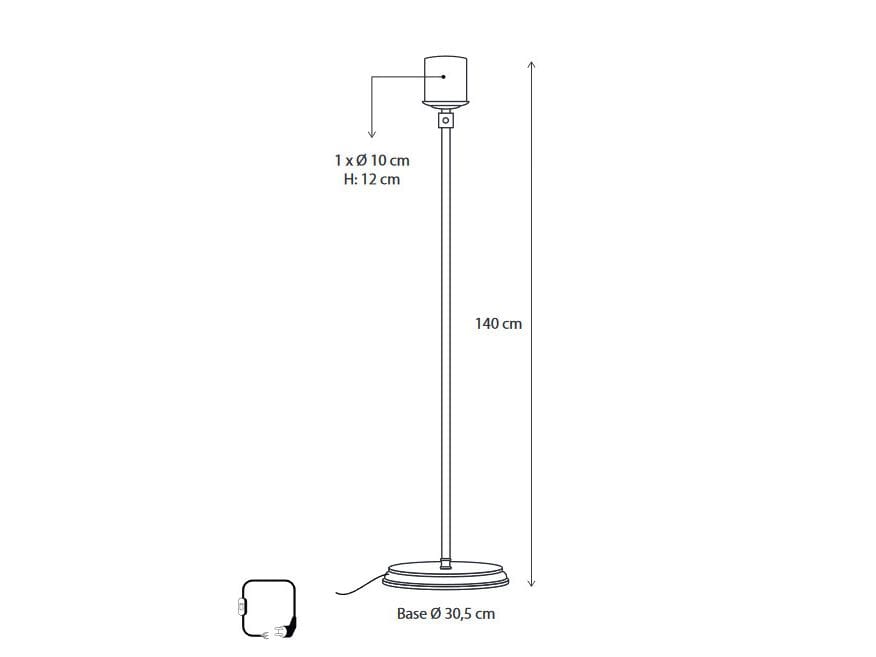 Латунь торшер Authentage Lighting Bellefeu ARCH-00070650 - Вид №2