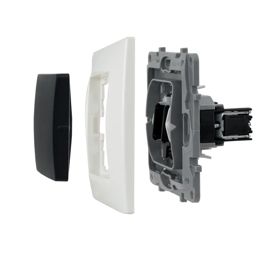 Кнопка встраиваемая Legrand Etika антрацит для скрытого монтажа 82496725 STLM-0028732 - Вид №6