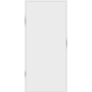 Дверь межкомнатная глухая с замком комплекте Invisible 90x230 см левая цвет белый