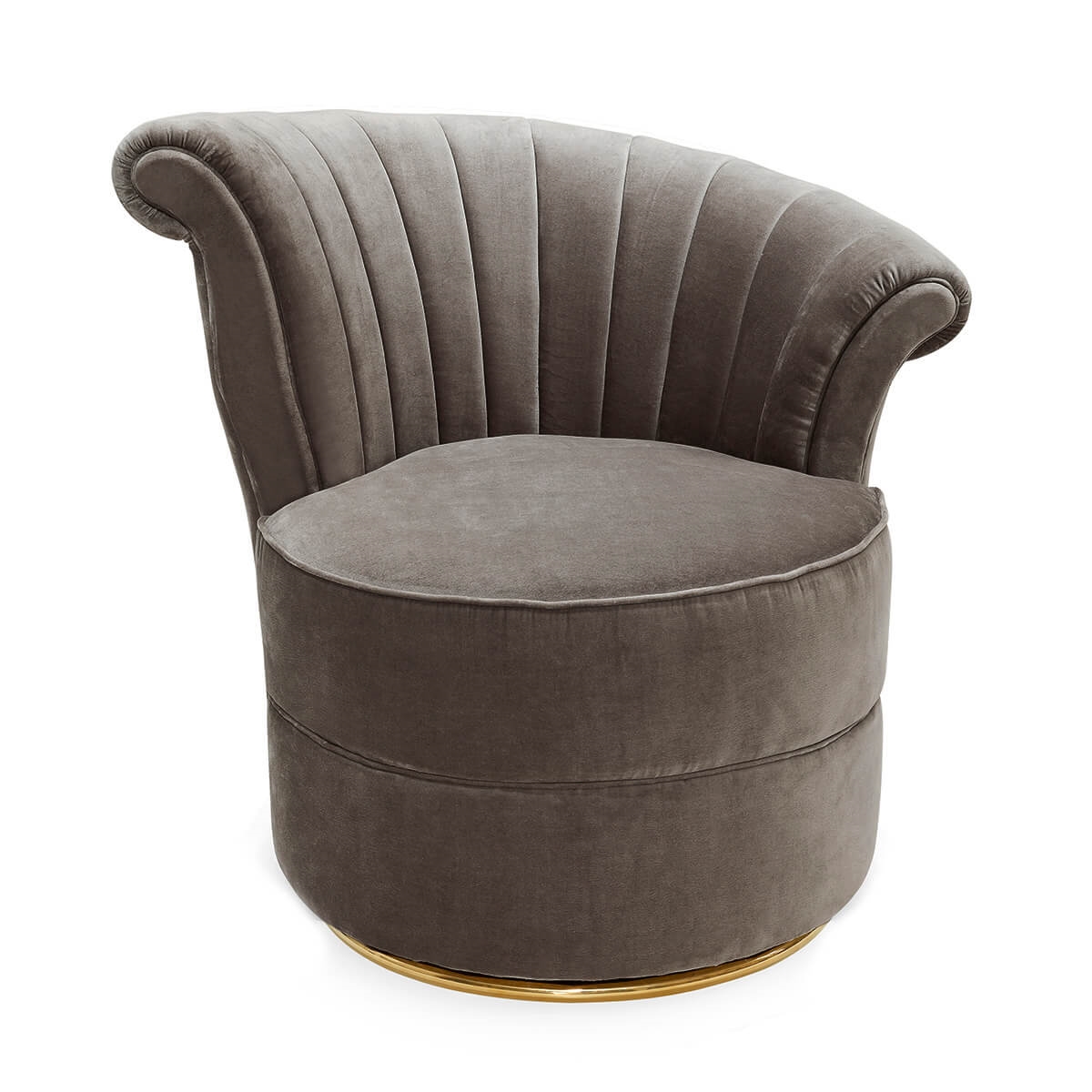 700397-44 ABHIKA КРЕСЛО FANIT VELVET DARK RED  - Вид №4