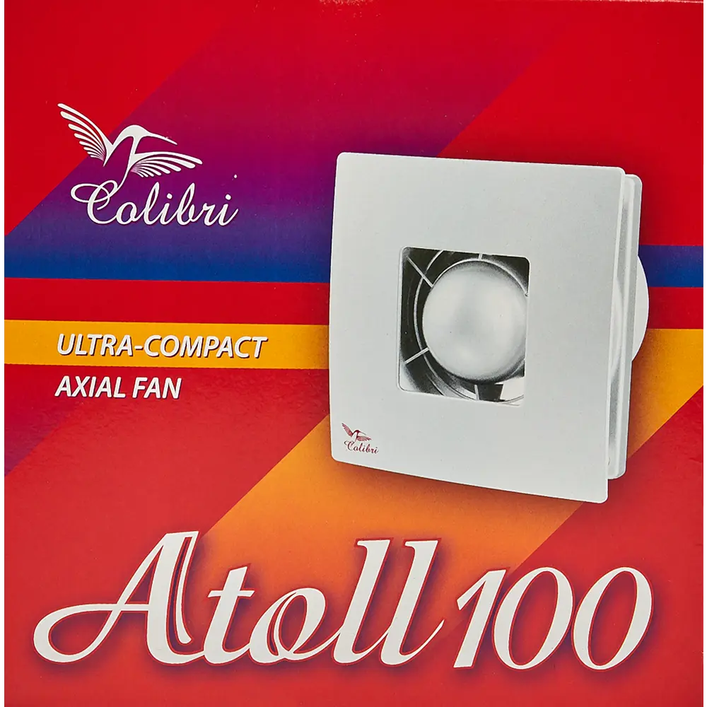 Вентилятор осевой вытяжной Вентс Atoll D100 мм 33 дБ 90 м³/ч цвет белый 82771302 STLM-2049765  - Вид №3