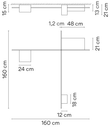 Vibia Светодиодный потолочный светильник прямого света из алюминия Structural sun-id-1423155 - Вид №18