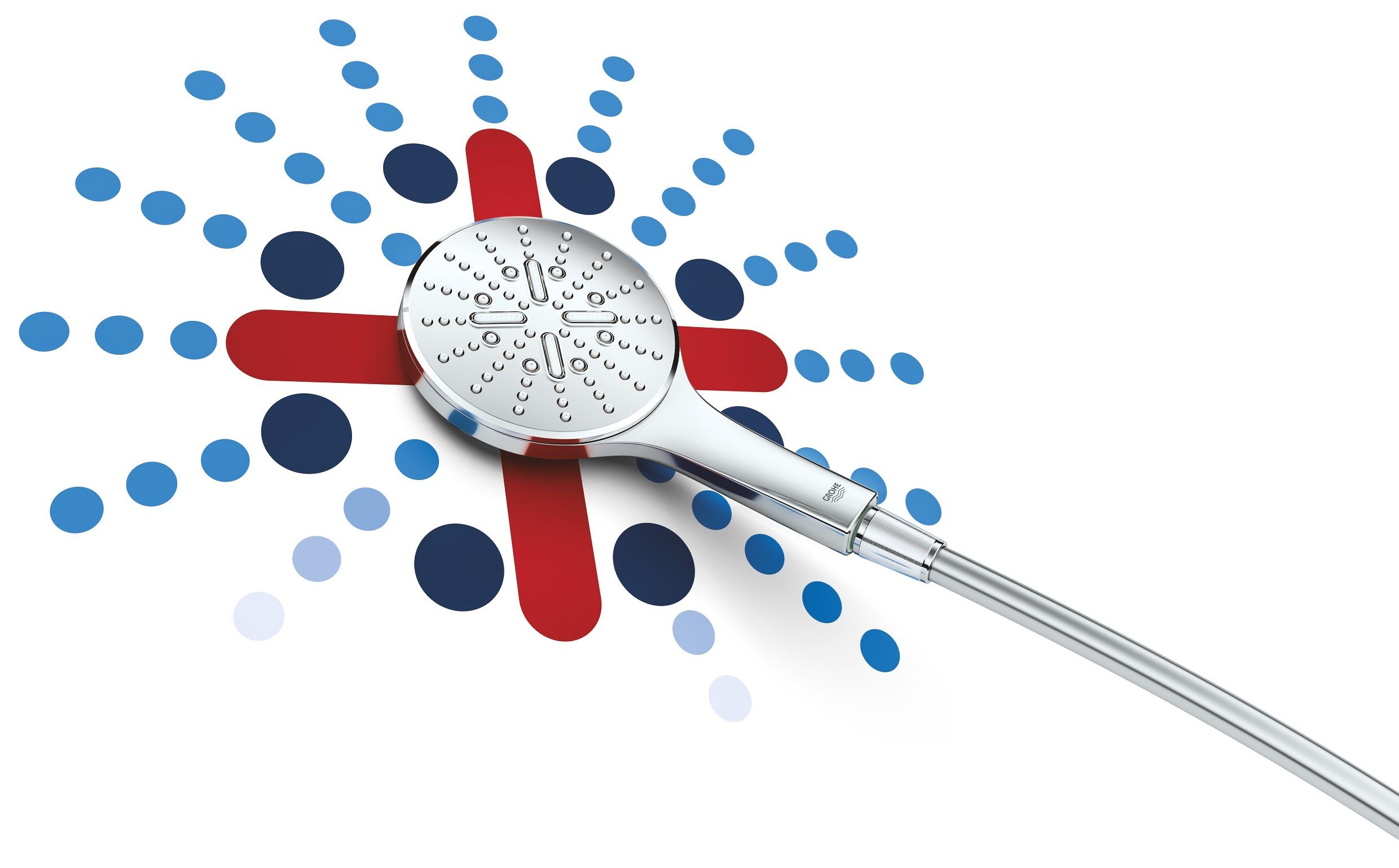 Настенный ручной душ с 3 струями для душа Grohe Rainshower SmartActive ARCH-00121609 - Вид №16