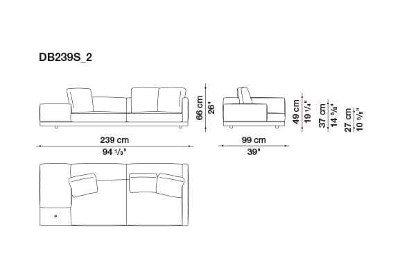 Кожаный диван B&B Italia док ARCH-00106863 - Вид №64