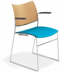 Casala Стул для конференций с подлокотниками Curvy 3289-10