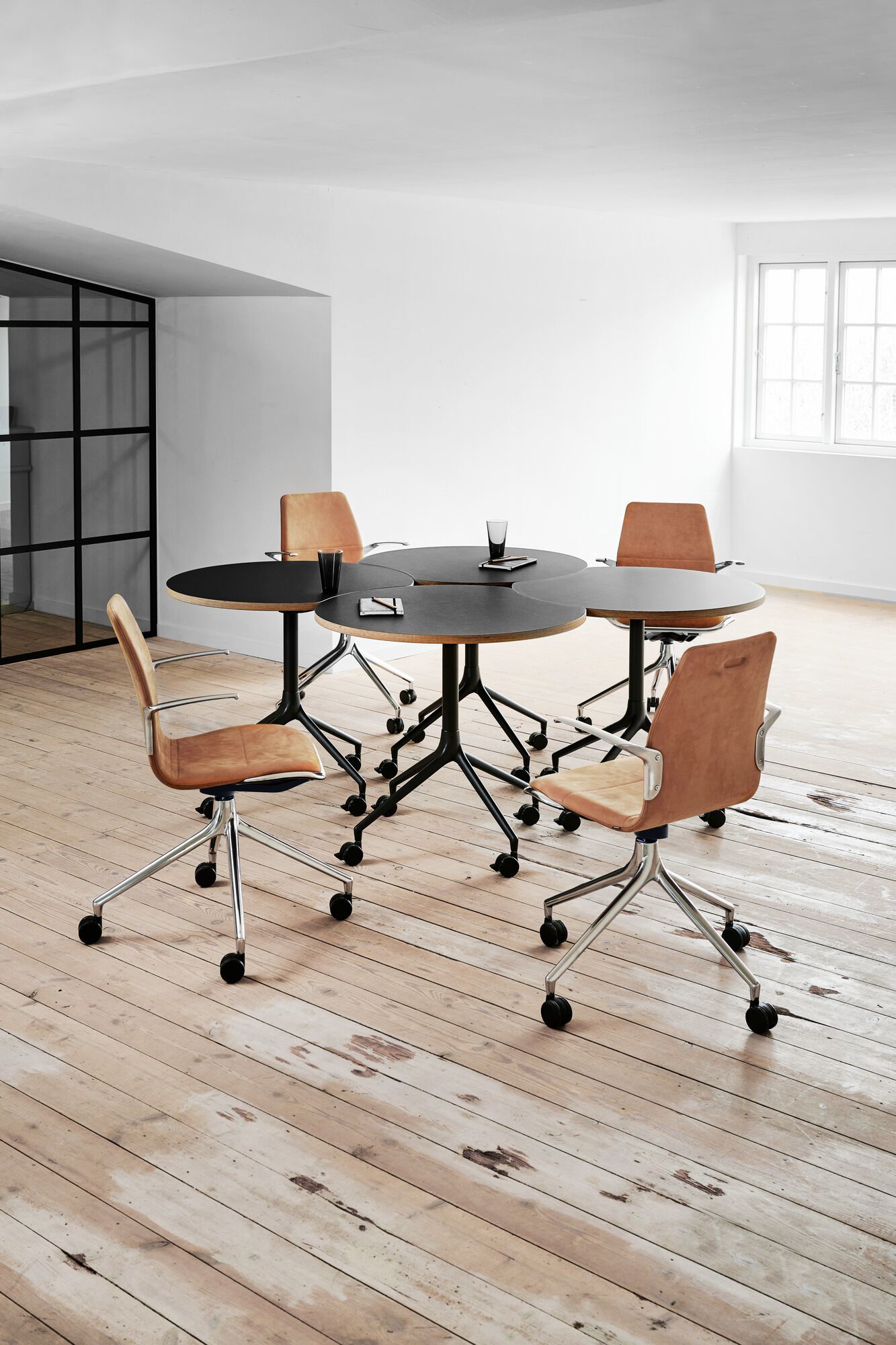 4-спицевые подлокотники поворотный операционный офисный стул Howe AS series ARCH-00018026 - Вид №4