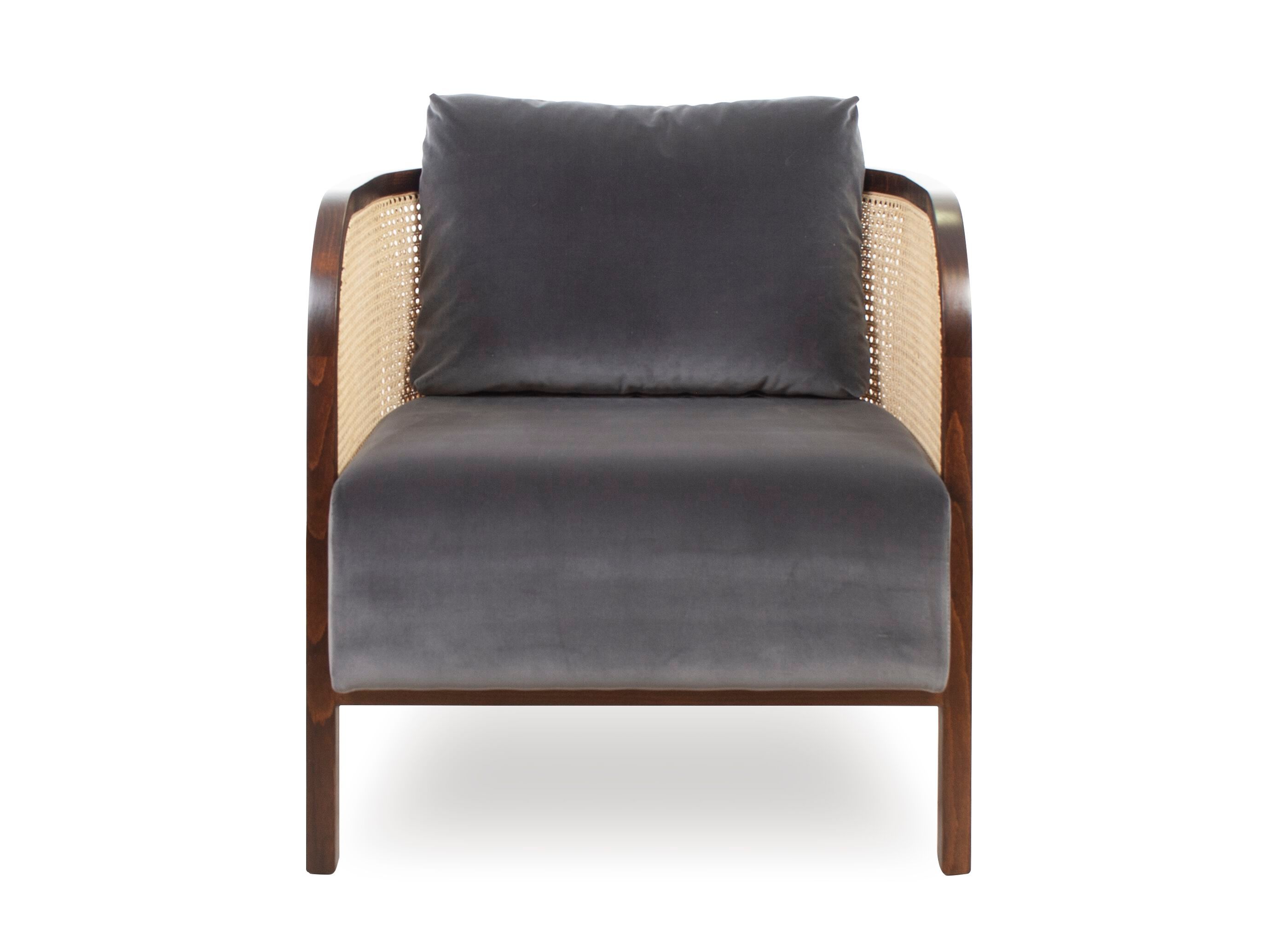 Венское соломенное кресло с подлокотниками CREARTE COLLECTIONS круглый ARCH-00037735