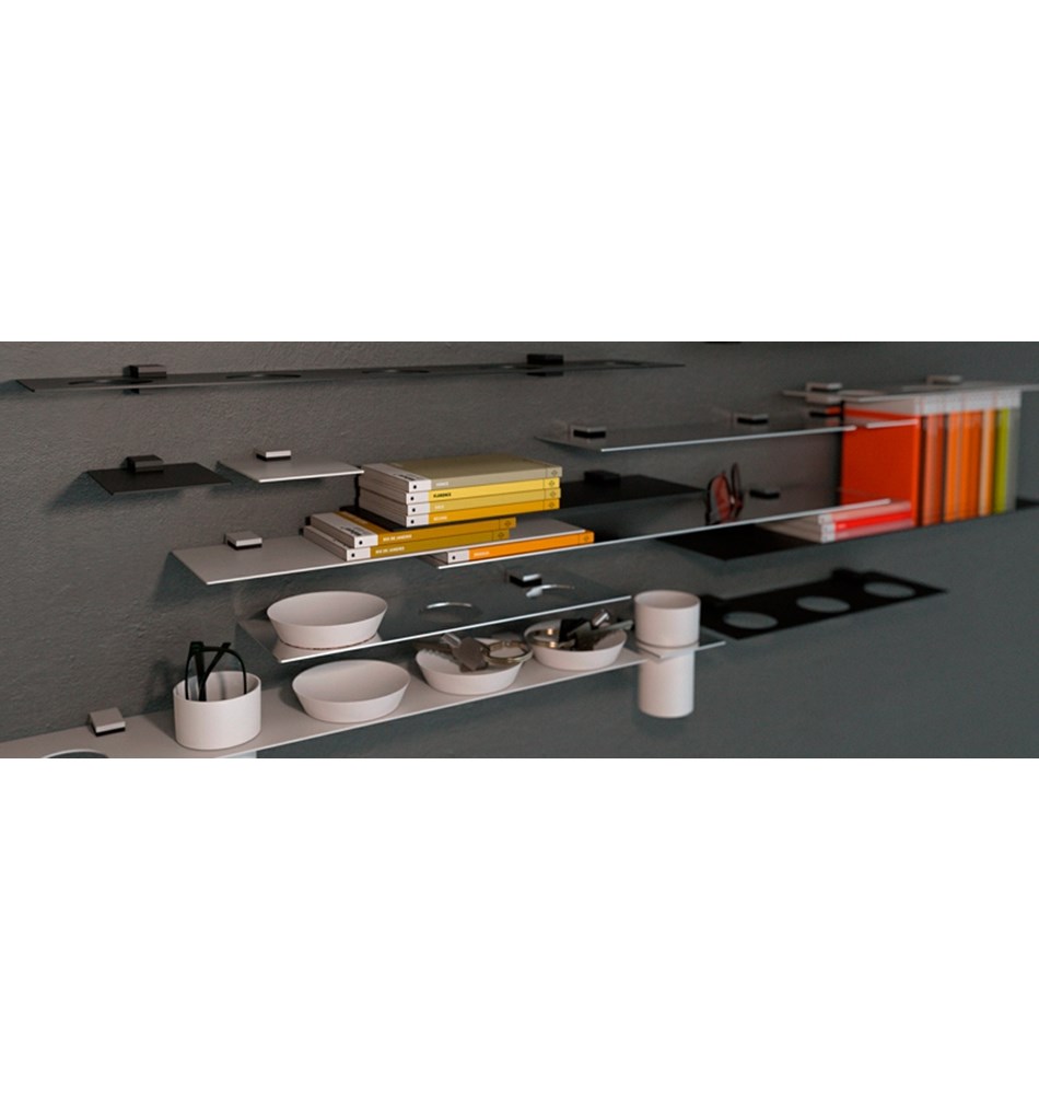 FROST Полка 5, 9см » матовая. цинк / латунь Матовый Q303309010  - Вид №2