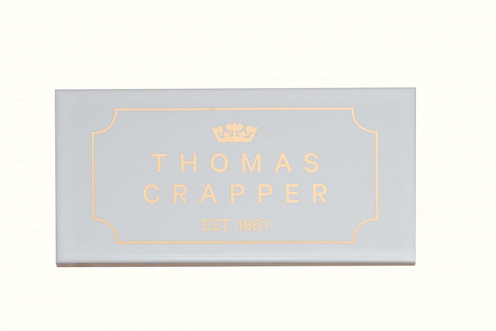 TCTINWH Плитка с декоративным логотипом Thomas Crapper Albus White Thomas Crapper 