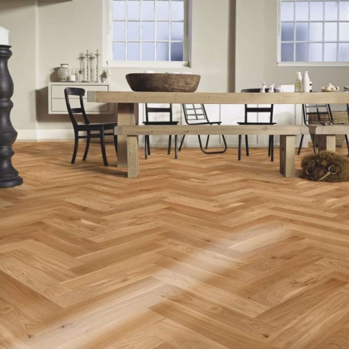 Паркет Ёлка Meister PS 400 Stab 8047 Лайвли Дуб Натур с брашью (Текстурированная) 500х100 мм 2300200052 - Вид №8